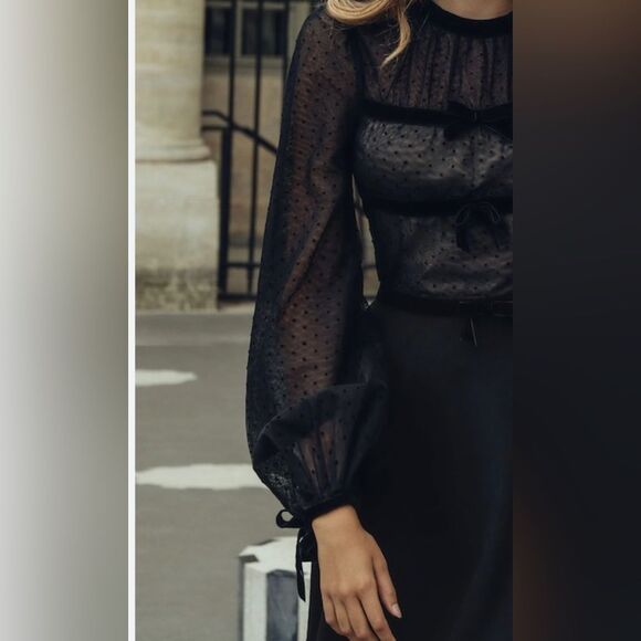 Stunning crochet, lace and embroidery black dress - Picture 14 of 16